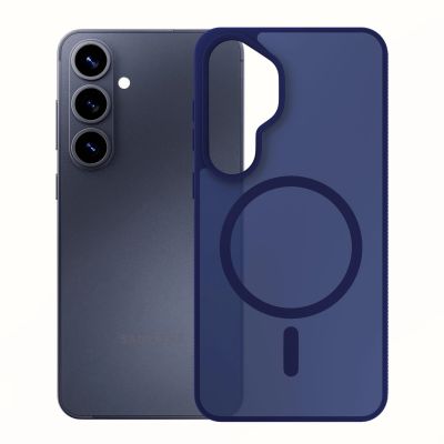 6. 3mk Smoke MagCase for Samsung Galaxy S26+ - navy blue