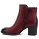 2. Red high-heeled women's ankle boots M.Daszyński SA250-4