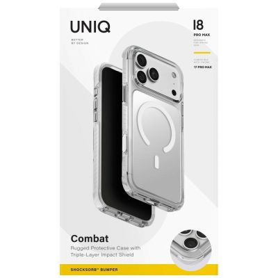 6. Uniq Combat Magclick Charging Case for iPhone 18 Pro Max / 17 Pro Max - White