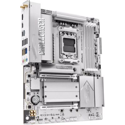 4. ASRock X870 Challenger WiFi White AM5 ATX HDMI/USB-C