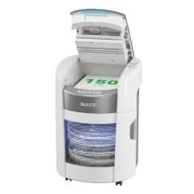 Leitz IQ Optimax AutoFeed 150 shredder, P4, 150 sheets, 15 l bin