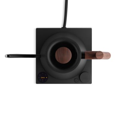 3. Fellow Stagg EKG PRO Electric Kettle, matte black, wooden handle