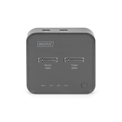 11. DIGITUS M.2 NVME SSD DOCKING STATION WITH OFFLINE CLONING, USB-C, BLACK DA-71545