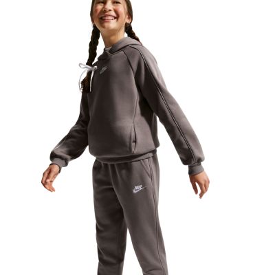 6. Nike Sportswear Club Fleece Kids Tracksuit Gray HQ9318 289