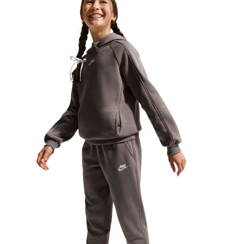 6. Nike Sportswear Club Fleece Kids Tracksuit Gray HQ9318 289