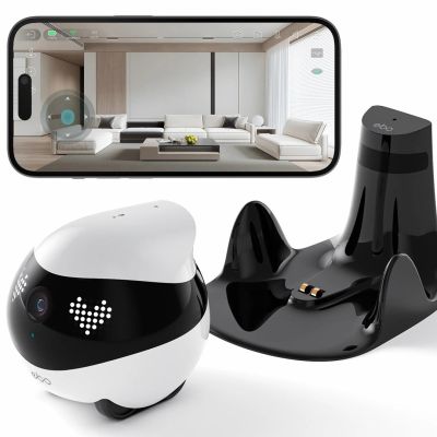 2. EnaBot EBO AIR 2 mobile home monitoring robot (white)