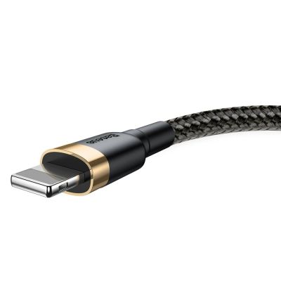 3. Baseus Cafule USB-A / Lightning 2A QC 3.0 cable 3 m - black and gold
