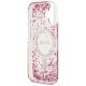 7. Guess Resin Bottom Glitter MagSafe Case for iPhone 17 - Pink