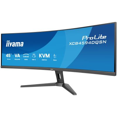 11. iiyama G-MASTER 45"LCD Curved Bus. UWQHD Computer Monitor 114.3 cm (45") 5120 x 1440 px Dual QHD LED Black
