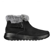 Skechers ON-THE-GO JOY FIRST GLANCE Women's Winter Boots in Suede Leather with Fur, Black (144041-BKGY)