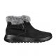 Skechers ON-THE-GO JOY FIRST GLANCE Women's Winter Boots in Suede Leather with Fur, Black (144041-BKGY)
