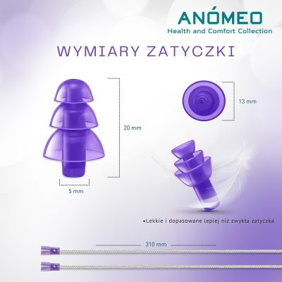3. ANOMEO Earplugs – RELAX