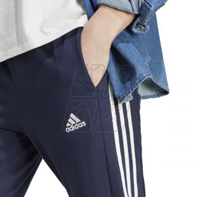 6. adidas Essentials Single Jersey Tapered Open Hem 3-Stripes M IC0045