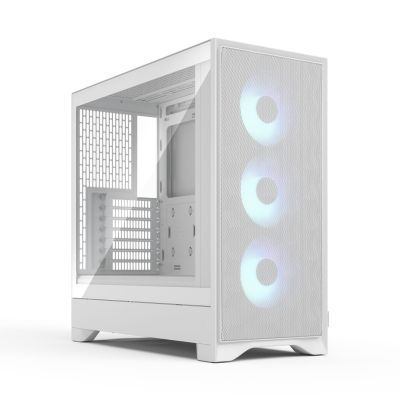 8. Fractal Design Pop 2 Air White TG RGB Midi Tower White