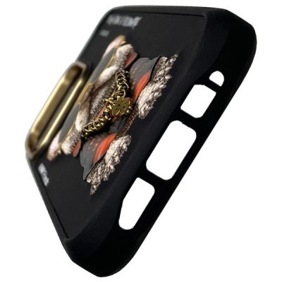6. Nimmy Glasses Cool Dog Case for iPhone 16 Pro - Black