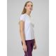 5. Women's slim plain T-shirt 4F 4FRAW25TTSHF3623-10S