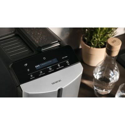 2. Siemens TF303E01 EQ300 Automatic Coffee Machine (silver; 15 bar)