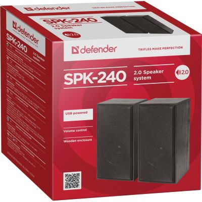 7. DEFENDER SPEAKERS SPK-240 6W 2.0 USB 65224
