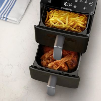 10. Philips 4000 Series NA461/00 Ovi Stacked Dual Basket – 4000 Series