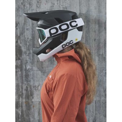 2. POC Otocon Race Mips Bike Helmet Black and White
