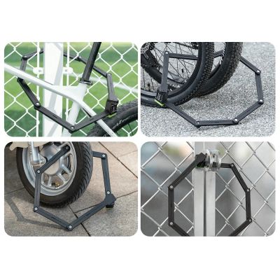 6. Rockbros 829 Folding Code Bike Lock - Black