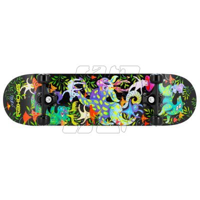 13. Spokey skateboard with glowing graphics Ollie SPK-942542