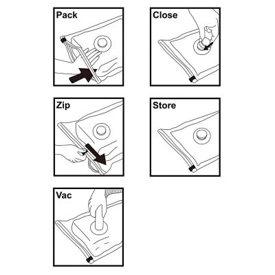 6. VACUUM BAG FOR STORING CLOTHES, BEDDING 45x60cm ALPINA