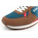 6. Lee Cooper men's sneakers, fashionable, comfortable, durable, navy blue, brown