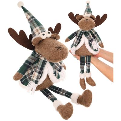 7. DECORATIVE CHRISTMAS REINDEER BROWN 35+20CM