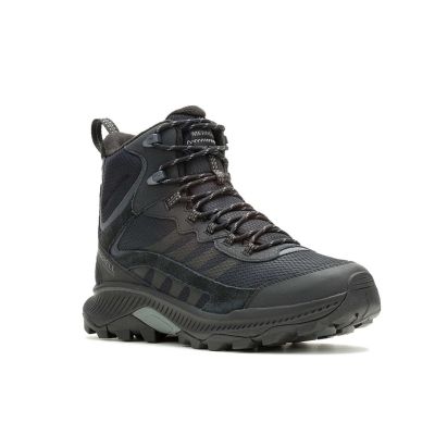 4. Merrell Speed Strike 2 Thermo Mid WP Hiking Boots - Black