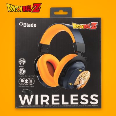 5. Blade DB2001 Headphones/Headset Wired & Wireless Headband Gaming USB Type-C Bluetooth Black, Gray, Orange