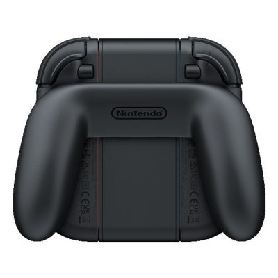 3. Joy-Con charging holder, Switch 2, Steuerungsgrip, Schwarz, Transparent, Kunsstoff