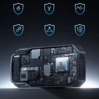 14. Jump starter Baseus Super Energy Max 20000mAh - black