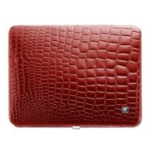 Zwilling Classic Inox Manicure Set – Leather Case, 10 Pieces – Red