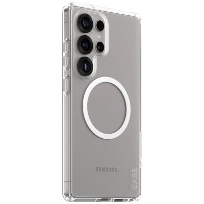 2. CARE by PanzerGlass Flagship Urban Combat White QI Case for Samsung Galaxy S25 Ultra - Transparent