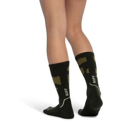2. Buff MERINO MW CREW SOCKS MWC2 BEETLE GREEN L socks