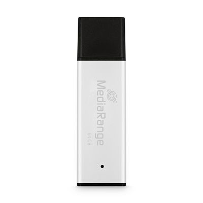 2. MediaRange MR1901 USB Flash Drive 64GB USB Type-A 3.2 Gen 1 (3.1 Gen 1) Black, Silver