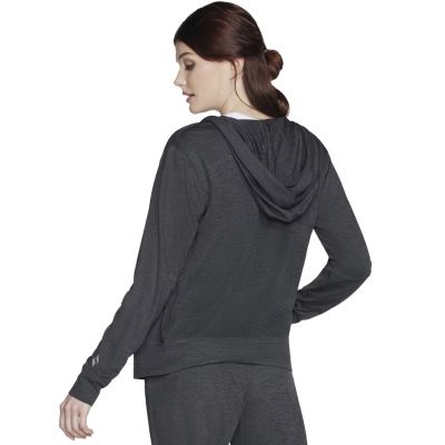 2. Skechers Godri Swift Full Zip Hoodie JA69-BKCC Gray XS