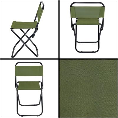 3. FOLDING CAMPING CHAIR 35X28X58CM GREEN ENERO CAMP