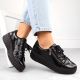 37. Rieker W N2501-00 black wedge shoes