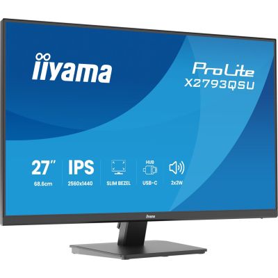 4. iiyama ProLite X2793QSU-B1 computer monitor 68.6 cm (27") 2560 x 1440 px Quad HD LED Black