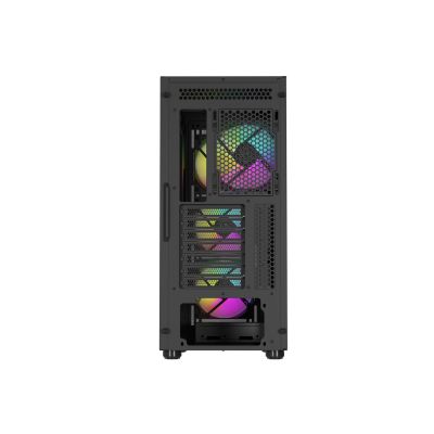 8. NATEC GENESIS DIAXID 605 ARGB MIDI TOWER USB-C GAMING CASE WITH WINDOW BLACK