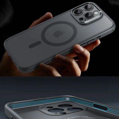 7. ESR Classic Pro Set Halolock MagSafe Case for iPhone 16 Pro Max - Gray