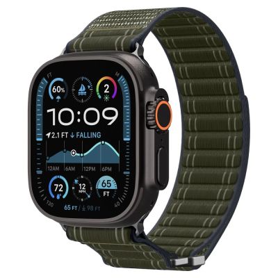 11. Spigen WBF0 Strap for Apple Watch 44 / 45 / 46 / 49 mm - Green