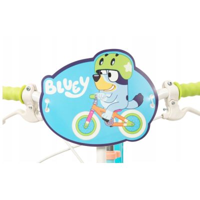 14. TOIMSA Bluey 12" Children's Bicycle Blue and Lime
