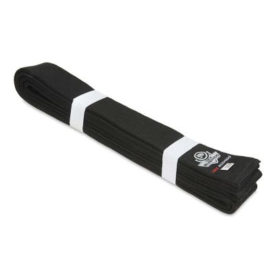 Karate kimono belt - black 260 cm