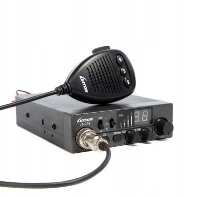 10. CB Radio LUITON LT-298 ASQ 12V/24V with cigarette lighter plug