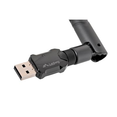 12. LANBERG WIRELESS NETWORK CARD WIFI USB 2.0 DUAL BAND AX900 ANTENNA