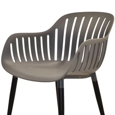 3. BALCONY FURNITURE SET TABLE AND 2 ANTHRACITE CHAIRS