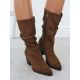 8. Brown Vinceza Suede Boots 26-58597
